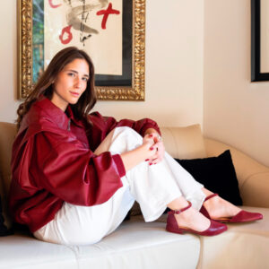 [PRODUCTO PRUEBA] BALLERINA GUINDA BRILLOS