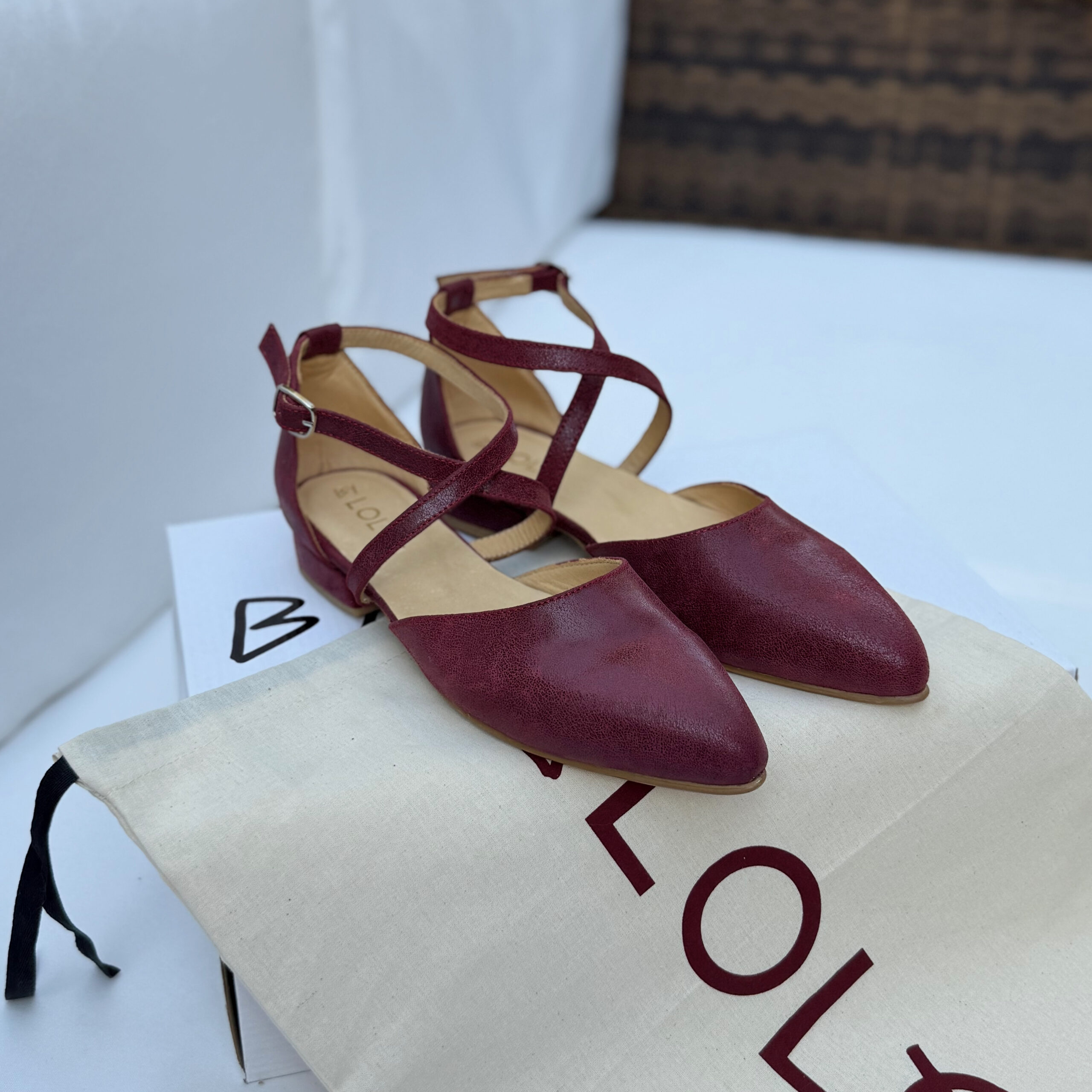 BALLERINA GUINDA BRILLOS